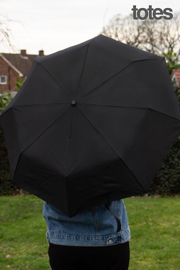 Totes Black Automatic Umbrella (874520) | £17