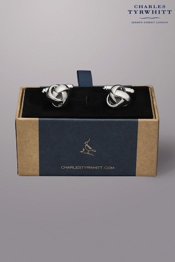 Charles Tyrwhitt Grey Knot Cufflinks (874645) | £50