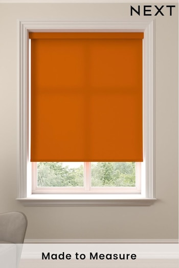 Rust Orange Asher Made To Measure Light Filtering Roller Blind (874824) | £52