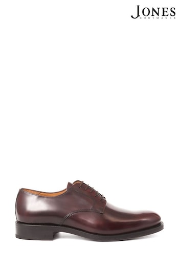Jones Bootmaker Cambridge Leather Polished Derby Brown Shoes (874934) | £160