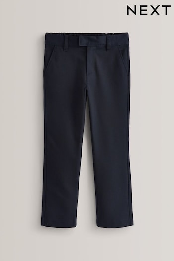 Navy Slim Waist School Formal Slim Leg Trousers Cropped-Jeans (3-17yrs) (875110) | £9 - £16