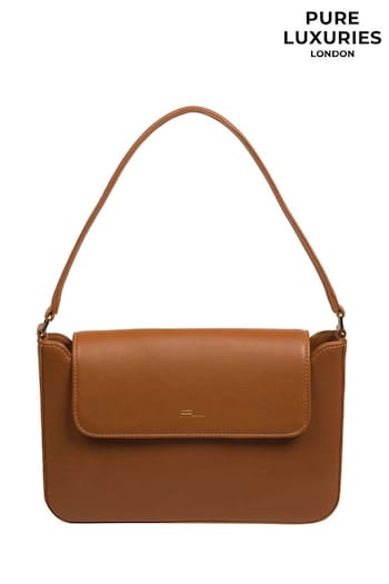 Pure Luxuries London Olivia Nappa Leather Grab Bag (875115) | £59