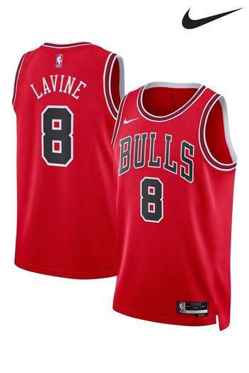 Nike Red Chicago Bulls Icon Edition Swingman Jersey - Zach LaVine Unisex (875583) | £100