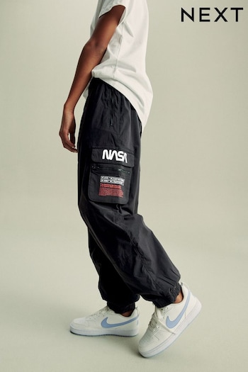 Black NASA Cargo Trousers (3-16yrs) (875697) | £20 - £25