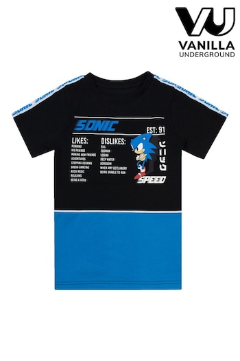 Vanilla Underground Black Sonic Gaming T-Shirt (875866) | £16