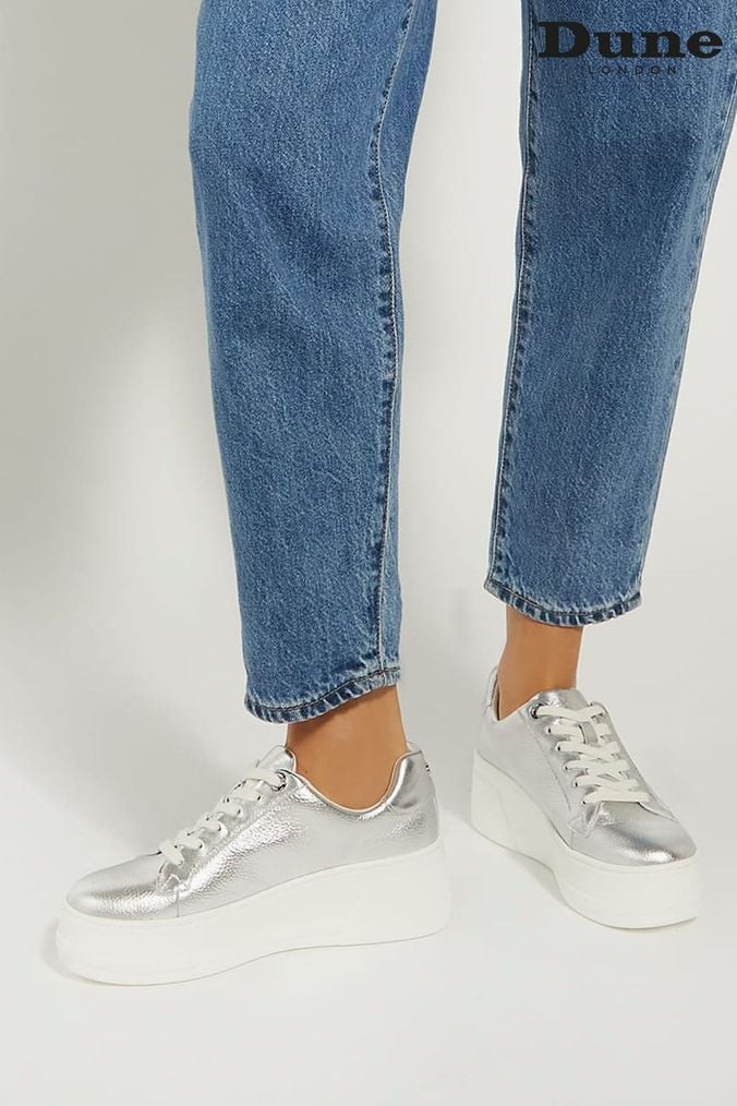 Next hotsell silver trainers