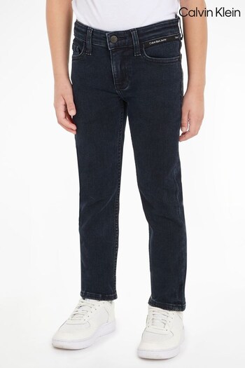Calvin Klein Kids Slim Black Leggings Jeans (876833) | £65