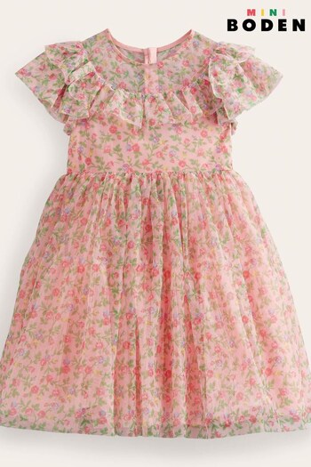 Boden Pink Frilly Tulle Dress (877077) | £55 - £61