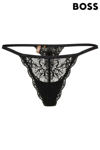 BOSS Black Lace Thongs (877207) | £28