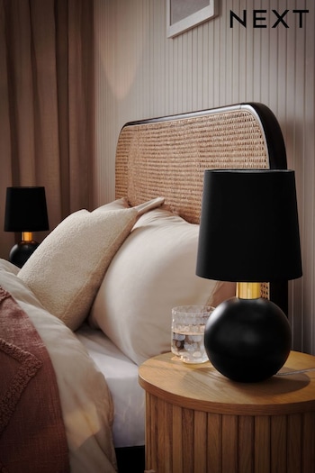 Black Rae Touch Table Lamp (877301) | £22