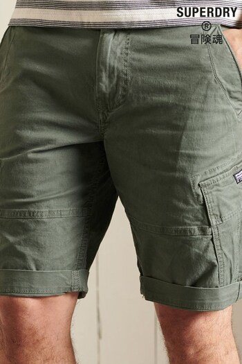 Superdry Olive Green Studios Core Chino Shorts (877492) | £45