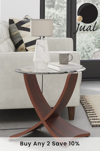 Jual Walnut Siena Round Lamp Table (877807) | £225
