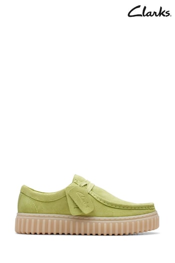 Clarks Lime Green Tor Hill Lo K Shoes (878167) | £54