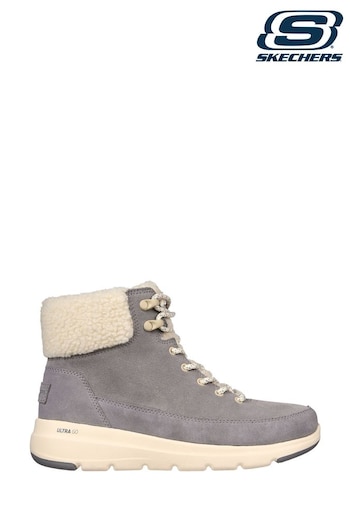 Skechers Grey Glacial Ultra Woodlands Boots (879036) | £79