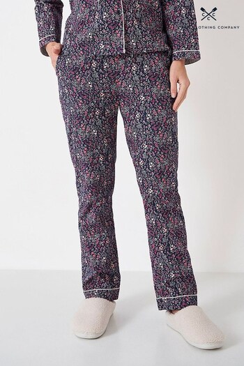 Crew Clothing Company Pink Check Print Cotton Pyjama Set (879113) | £65