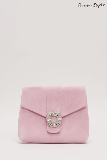 Phase Eight Pink Embellished Clutch Bag (879300) | £79