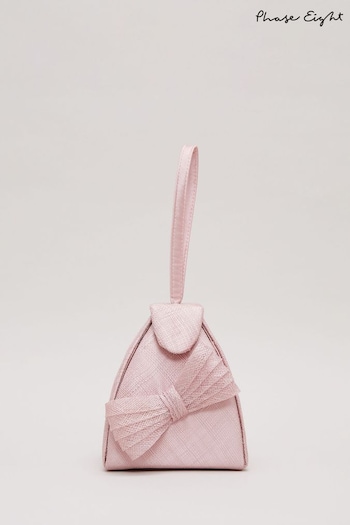 Phase Eight Pink Bow Front Top Handle Bag (879301) | £69