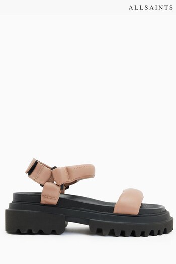 AllSaints Pink Helium Sandals (879333) | £199