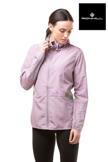 Ronhill Womens Pink Tech Reflective Afterhours Running Jacket (879559) | £90