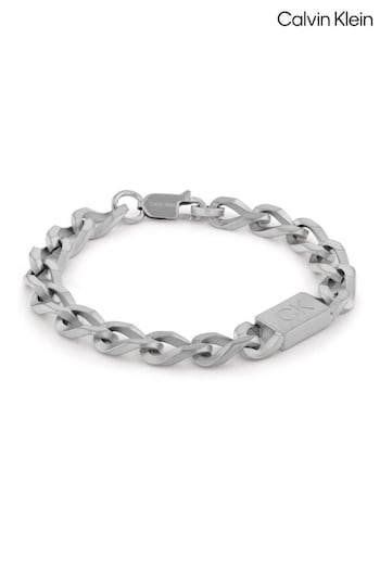 Calvin Klein Jewellery Gents Silver Tone Outlook Bracelet (879665) | £69