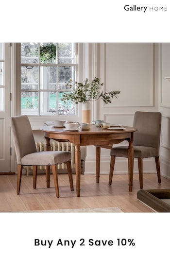 Gallery Home Natural Kami Extending Round Table (879744) | £1,020