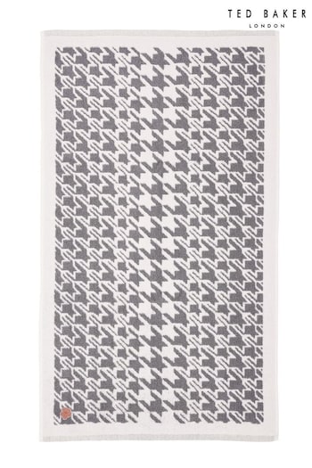 Ted Baker Grey Houndstooth Geo Bath Mat (879896) | £32