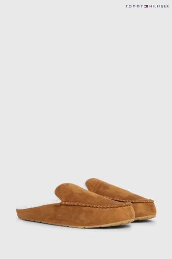 Tommy Hilfiger Mocassin Home Brown Slippers (879954) | £75