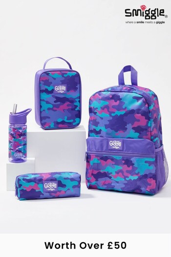 Smiggle Purple 4 Piece Bundle Bag (880110) | £30