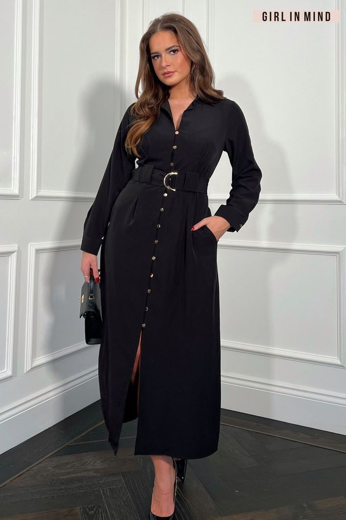 Next black shirt dress sales