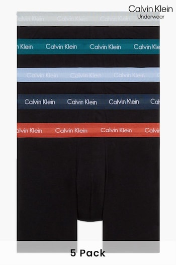 Calvin Klein Grey Cotton Stretch Boxer Briefs 5 Pack (880550) | £65