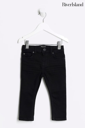 River Island Black Skinny Boys Jeans Crisp (881569) | £14