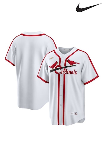 Nike White St. Louis Cardinals Official Replica Cooperstown 1942-44 Jersey (882217) | £105
