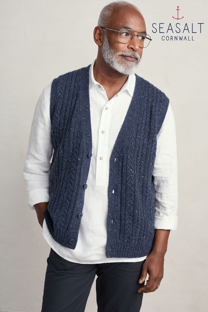 Buy Men s V Neck Vests Online Next UK