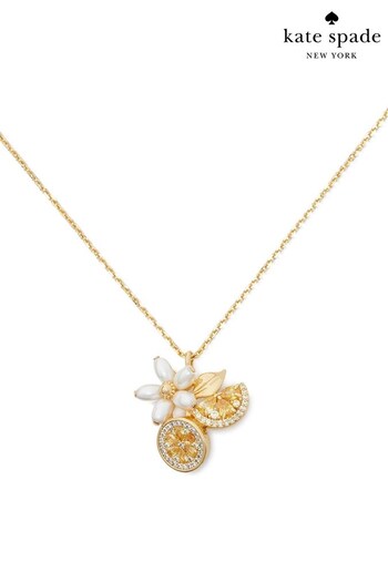 Kate Spade New York Fresh Squeeze Glass Pearl Cluster Pendant (882407) | £95