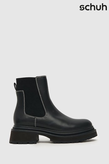 Schuh Alivia Chunky Black Chelsea Boots (882568) | £45