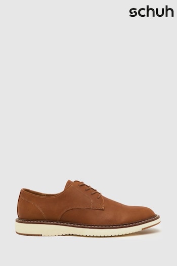 Schuh Pippin Sole Derby Brown Shoes 054-2283 (882685) | £45