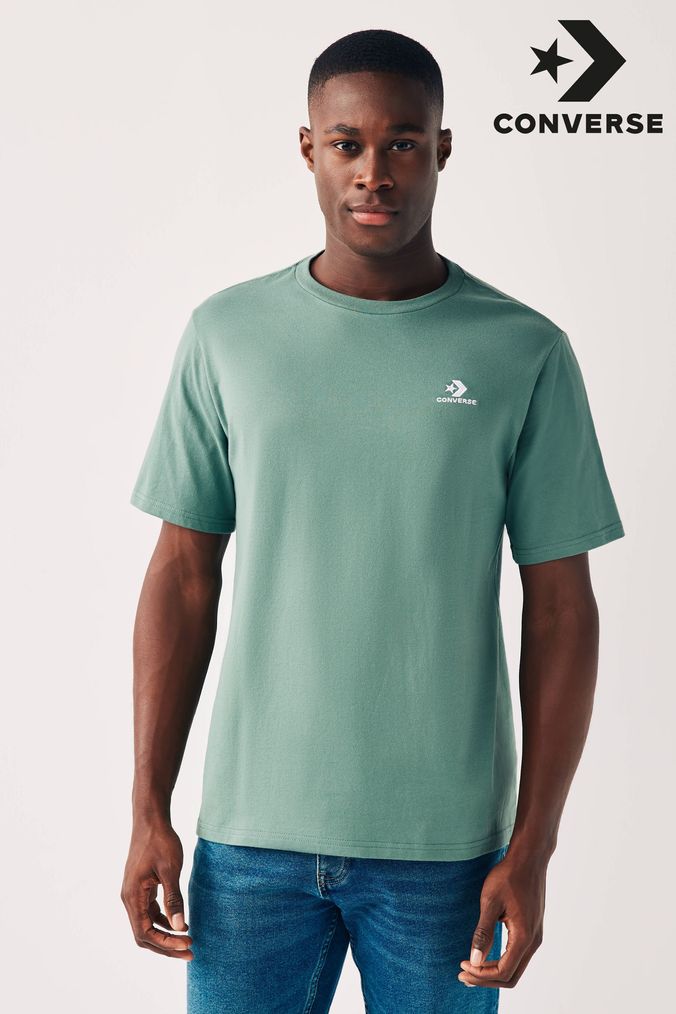 Green 2025 converse shirt
