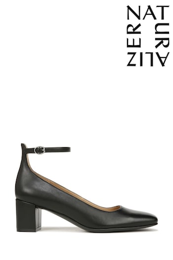 Naturalizer Karina Ankle Strap Black Shoes (883075) | £130