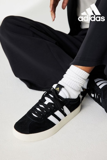 adidas Black Sportswear VL Court Trainers (883224) | £60