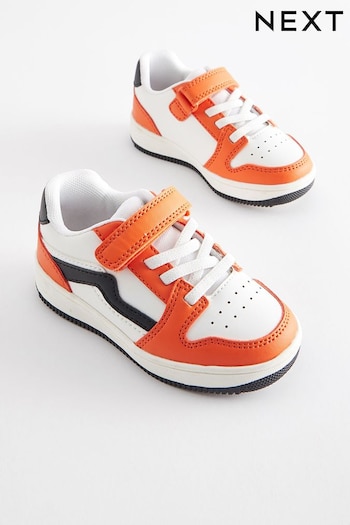 Orange Touch Fastening Elastic Lace Trainers (883577) | £18 - £20