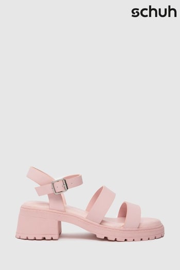 Schuh Pink Taffy Heeled Sandals (883619) | £40