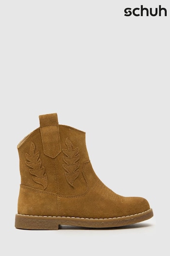 Schuh Cowgirl Western Brown Boots out (883649) | £36