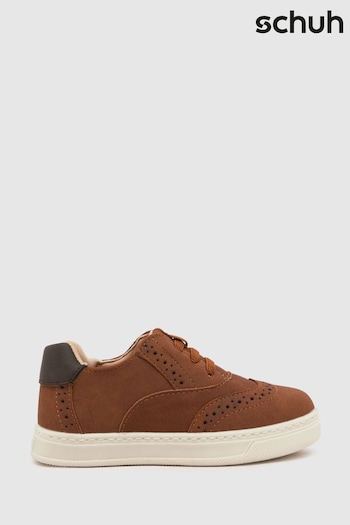 Schuh Latch Brown Brogue Shoes (883721) | £26