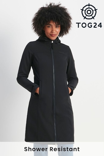 Tog 24 Black Marina Extra Long Softshell Jacket (883960) | £65