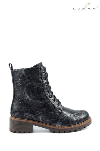 Lunar Roseville Black Ankle Boots (884186) | £65