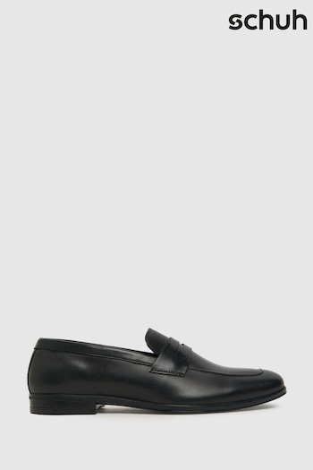 Schuh Rupert Slim Black Loafers (884359) | £55