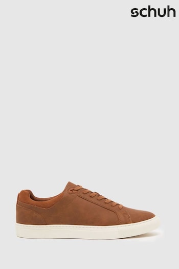 Schuh Winston Lace Up Brown Trainers (884443) | £40