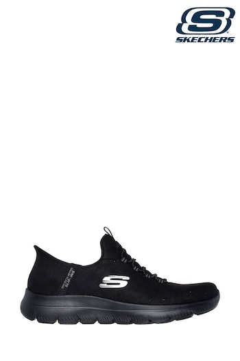 Skechers Black Womens Summits Slip In Trainers (884526) | £74