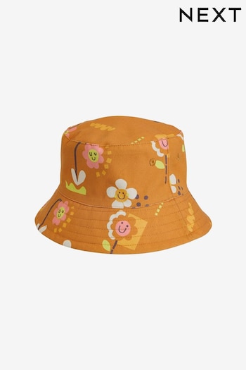 Rust Floral Bucket Hat (3mths-16yrs) (884909) | £7 - £9