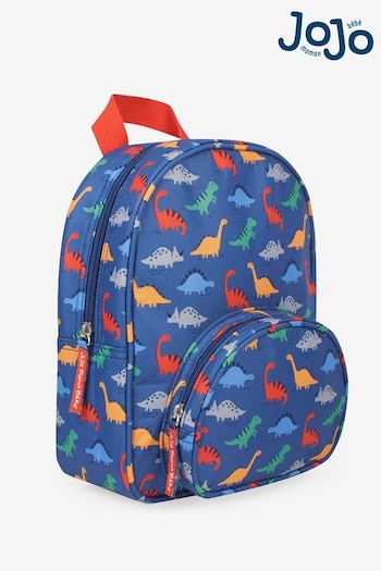 JoJo Maman Bébé Blue Dino Printed Backpack bottega (884916) | £20